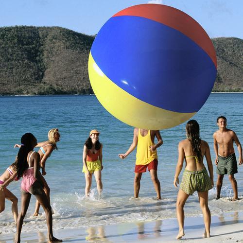 Beach Holiday Party Behemoth Giant 72 Inch Inflatable Beach Ball - GiftMira