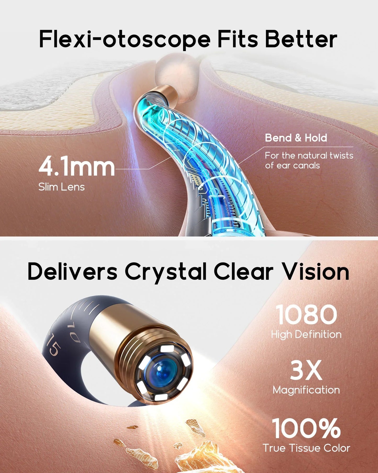 Bebird EarSight Plus I35R – All - in - 1 HD Visual Ear Camera & Cleaning Tool - GiftMira