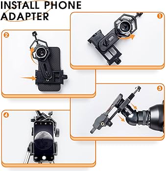 Beginner Refractor Telescope 70mm Aperture 700mm, Astronomy Telescope Adults Kids with Phone Adapter Tripod - GiftMira