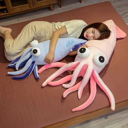 Big Eyes Plush Squid Toy - GiftMira