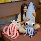Big Eyes Plush Squid Toy - GiftMira