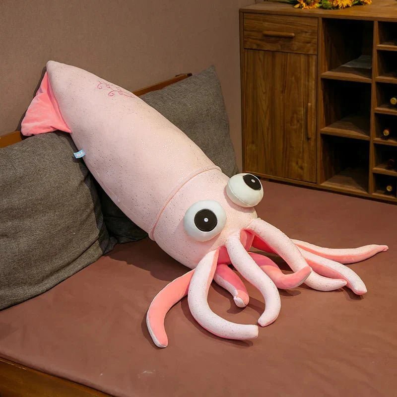 Big Eyes Plush Squid Toy - GiftMira