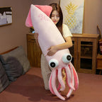 Big Eyes Plush Squid Toy - GiftMira