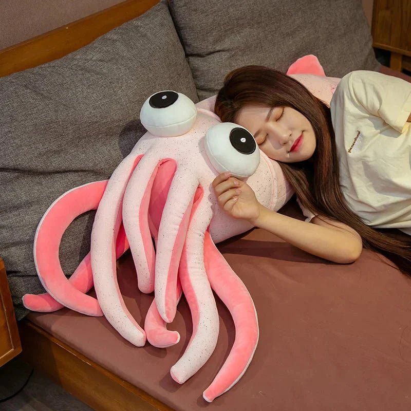 Big Eyes Plush Squid Toy - GiftMira