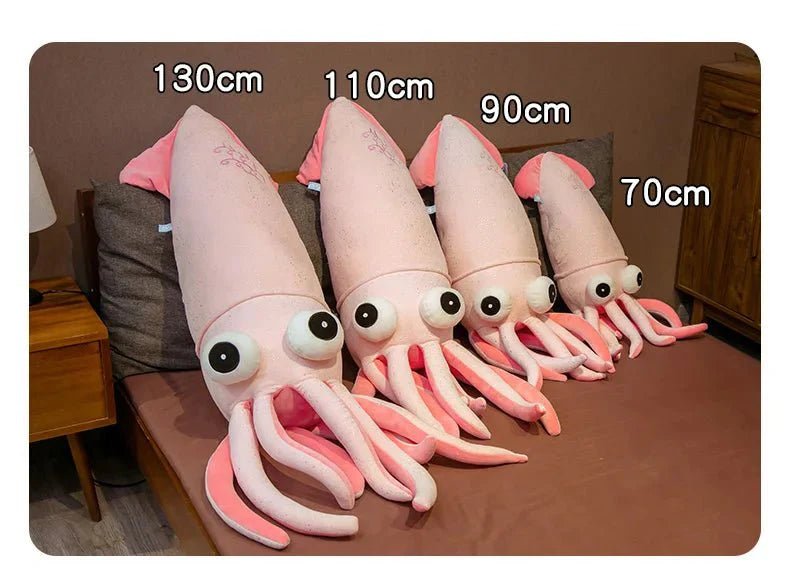Big Eyes Plush Squid Toy - GiftMira