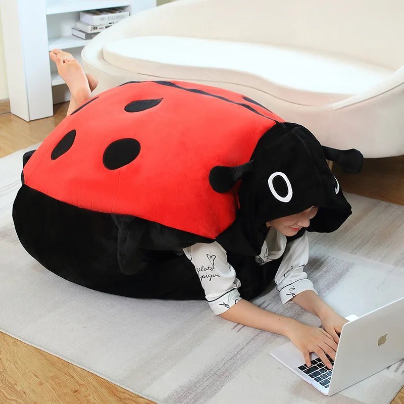 Big Turtle Shell Plush Pillow – Giant Wearable Tortoise Shell Stuffed Cushion Adults Kids - GiftMira