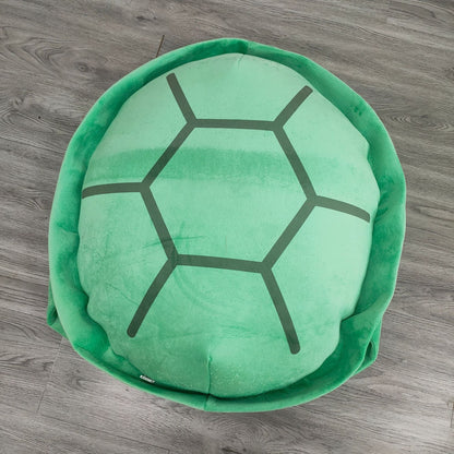 Big Turtle Shell Plush Pillow – Giant Wearable Tortoise Shell Stuffed Cushion Adults Kids - GiftMira