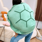 Big Turtle Shell Plush Pillow – Giant Wearable Tortoise Shell Stuffed Cushion Adults Kids - GiftMira