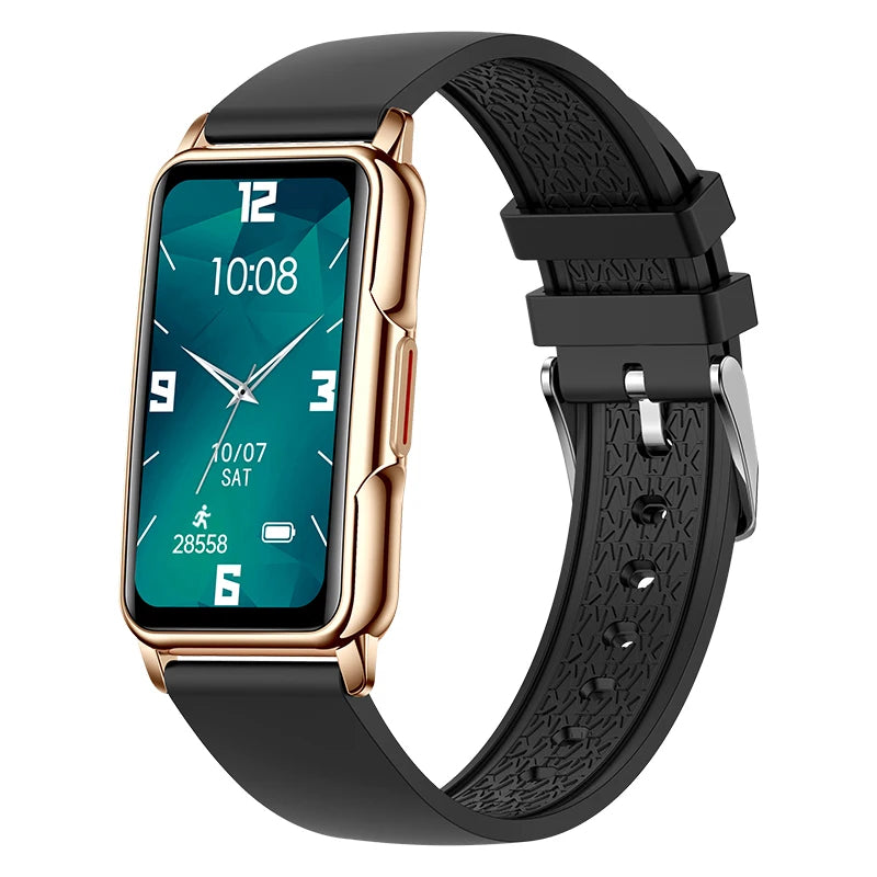 Ultra-Thin Fitness Tracker Smart Band - 1.47-Inch GPS Smartwatch IP67 Waterproof