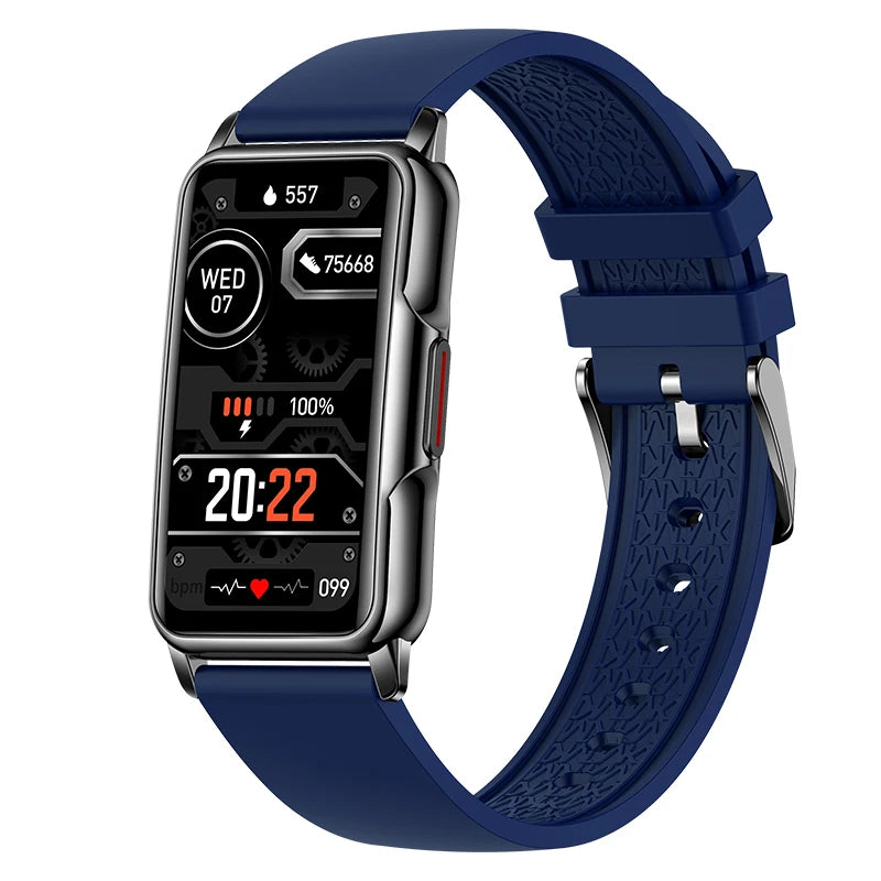 Ultra-Thin Fitness Tracker Smart Band - 1.47-Inch GPS Smartwatch IP67 Waterproof