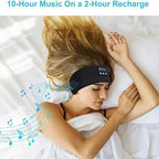 Bluetooth Sleep Headband Wireless Sports Earphones Eye Mask with Built - in Speakers, Travel & Workout Gift - GiftMira