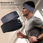 Bluetooth Sleep Headband Wireless Sports Earphones Eye Mask with Built - in Speakers, Travel & Workout Gift - GiftMira