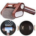 Bristle - Free Electric Roller Grill Cleaner Rechargeable Cordless Safe BBQ Scrub Stainless Steel - GiftMira