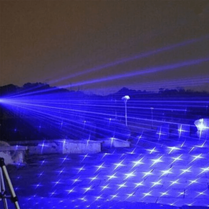 Burning Blue High - Power Tactical Laser Torch - Military Grade Flashlights - GiftMira