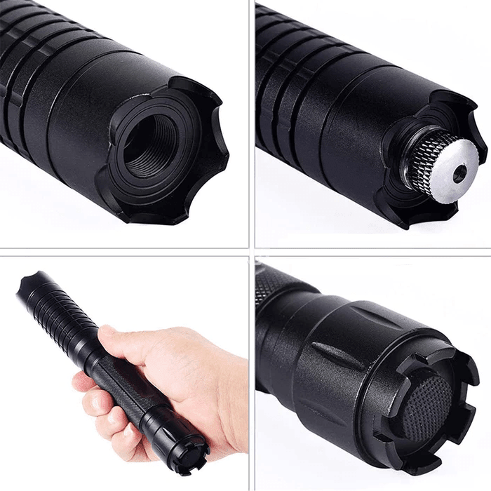Burning Blue High - Power Tactical Laser Torch - Military Grade Flashlights - GiftMira