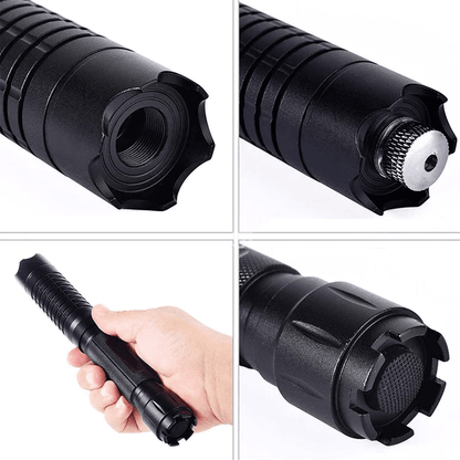 Burning Blue High - Power Tactical Laser Torch - Military Grade Flashlights - GiftMira