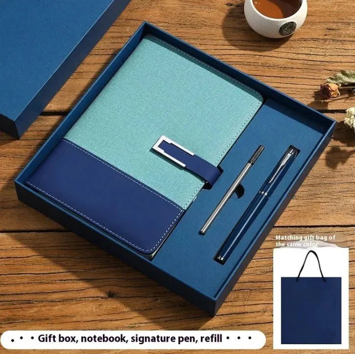Business Thickening Notebook Soft Leather High-grade Gift Set - GiftMira
