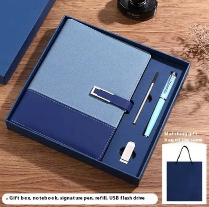 Business Thickening Notebook Soft Leather High-grade Gift Set - GiftMira