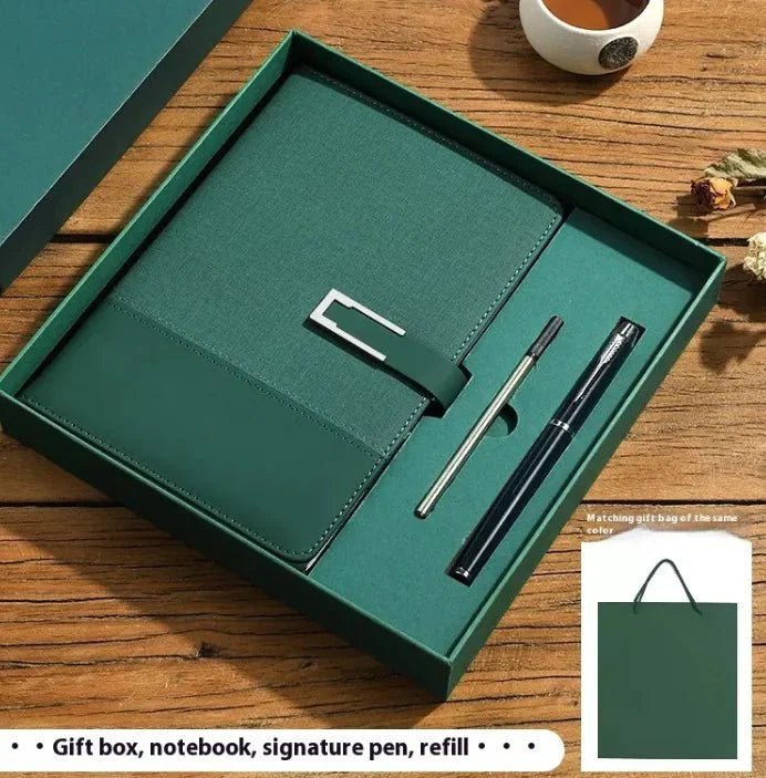 Business Thickening Notebook Soft Leather High-grade Gift Set - GiftMira