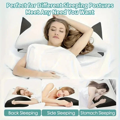 Butterfly Memory Foam Neck Pillow – Comfort & Massage Support - GiftMira