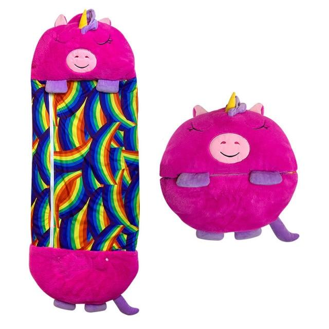 Campnap 2 - in - 1 Kids Convertible Pillow Sleeping Bag - Best Plush Gift For Kids - GiftMira