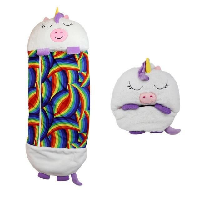 Campnap 2 - in - 1 Kids Convertible Pillow Sleeping Bag - Best Plush Gift For Kids - GiftMira