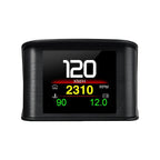 Car HUD Heads Up Display OBD2 GPS 5.5" Color Speedometer RPM Temperature Overspeed Alarm All Cars - GiftMira