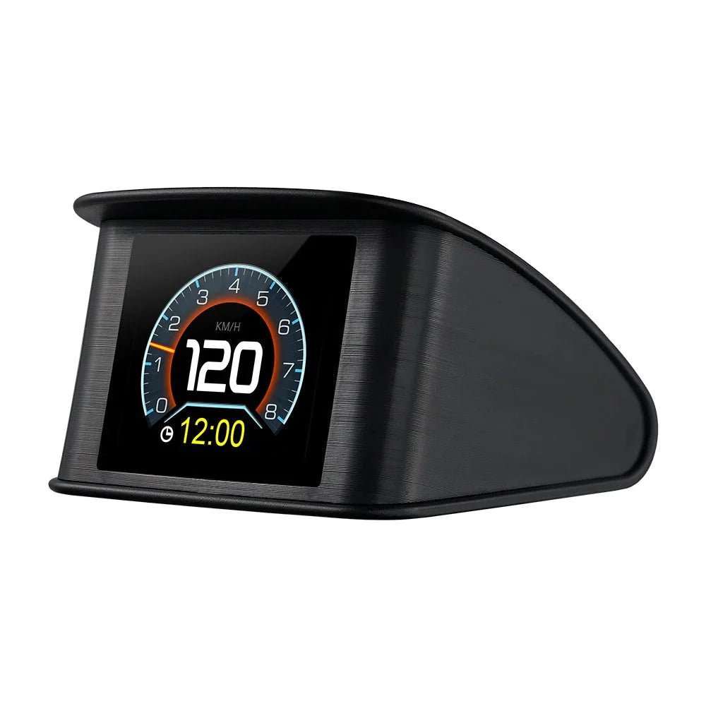 Car HUD Heads Up Display OBD2 GPS 5.5" Color Speedometer RPM Temperature Overspeed Alarm All Cars - GiftMira