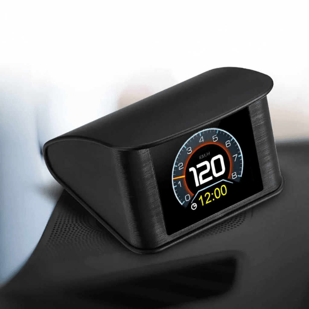 Car HUD Heads Up Display OBD2 GPS 5.5" Color Speedometer RPM Temperature Overspeed Alarm All Cars - GiftMira