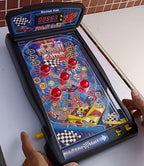 Castle Desktop Pinball Machine | LED Lights, Sounds & Digital Scoreboard Tabletop Arcade - GiftMira