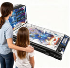 Castle Desktop Pinball Machine | LED Lights, Sounds & Digital Scoreboard Tabletop Arcade - GiftMira