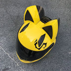 Cat Ear Motorcycle Helmet | Detachable Casco Moto Helmet | Full Face Fashion Helmet - Homebound Essentials