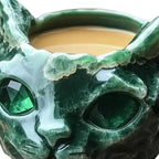 Cat Mineral Crystal Coffee Mug - Best Handmade Ceramic Cup | Perfect Gift For home - GiftMira