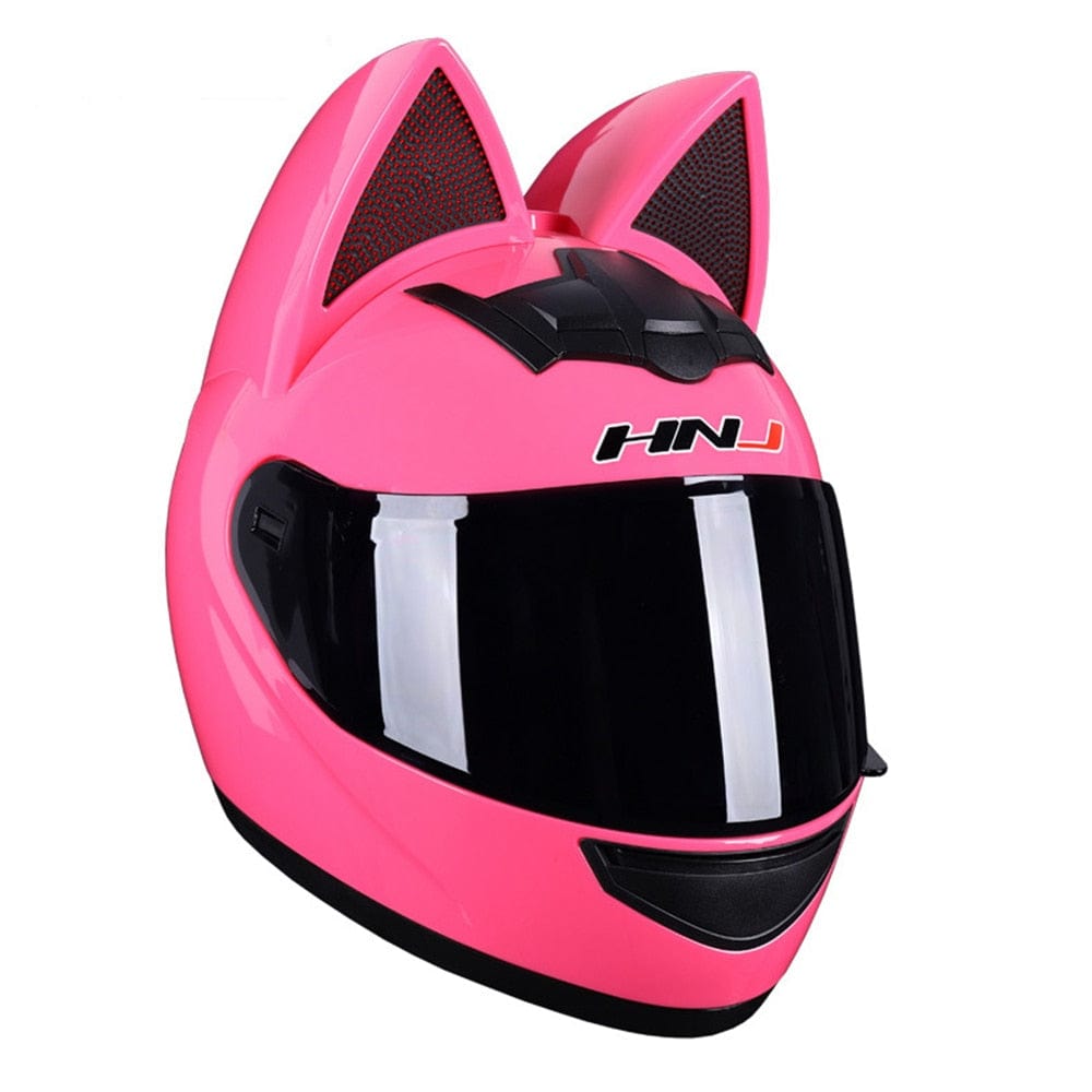 CatEars Detachable Cat - Ear Motorcycle Helmet DOT ECE Certified Limited Edition Full Face Anti - Fog - GiftMira