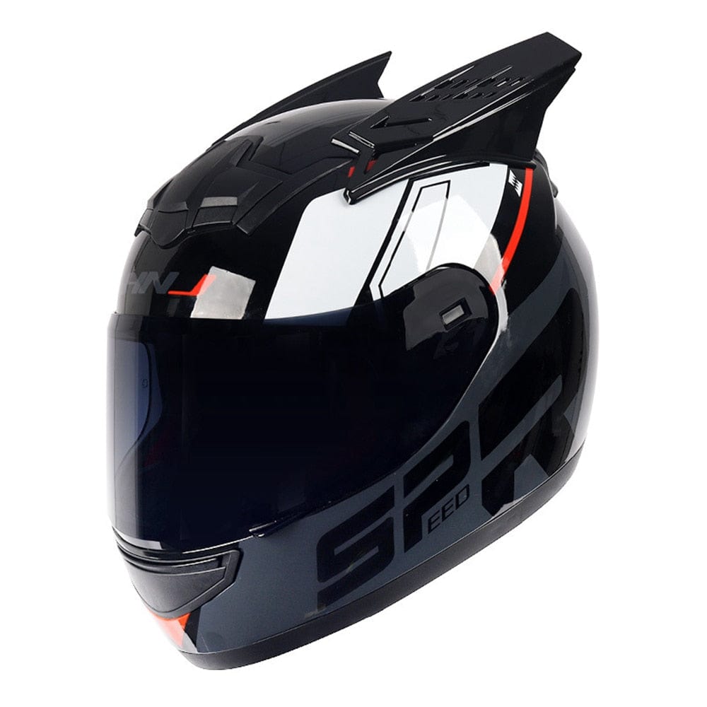 CatEars Detachable Cat - Ear Motorcycle Helmet DOT ECE Certified Limited Edition Full Face Anti - Fog - GiftMira
