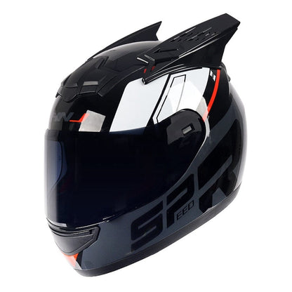 CatEars Detachable Cat - Ear Motorcycle Helmet DOT ECE Certified Limited Edition Full Face Anti - Fog - GiftMira