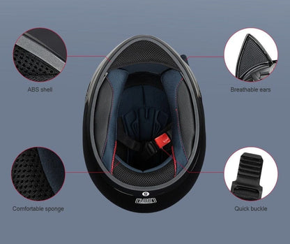 CatEars Detachable Cat - Ear Motorcycle Helmet DOT ECE Certified Limited Edition Full Face Anti - Fog - GiftMira