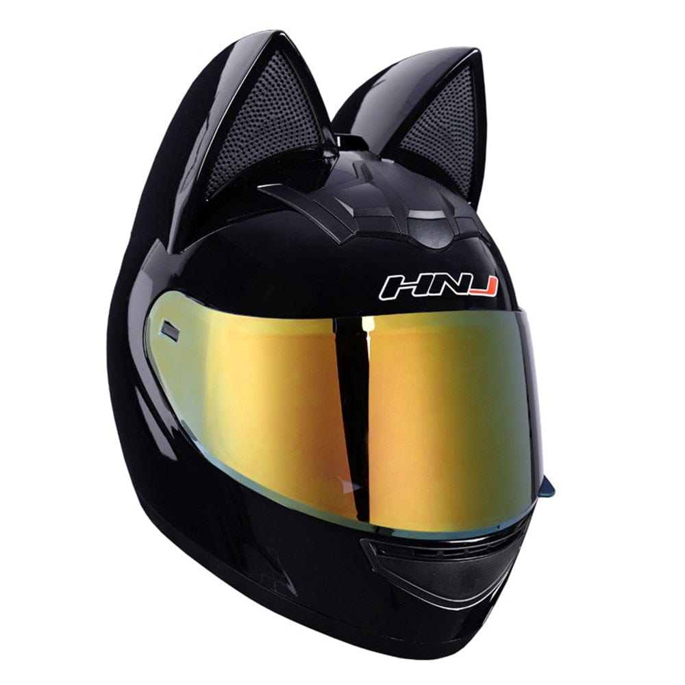 CatEars Detachable Cat - Ear Motorcycle Helmet DOT ECE Certified Limited Edition Full Face Anti - Fog - GiftMira