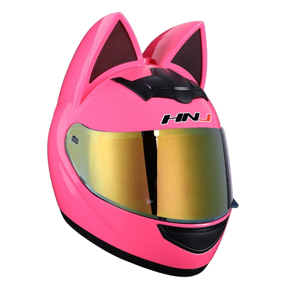 CatEars Detachable Cat - Ear Motorcycle Helmet DOT ECE Certified Limited Edition Full Face Anti - Fog - GiftMira