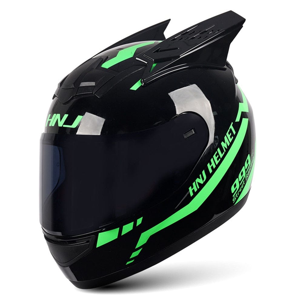 CatEars Detachable Cat - Ear Motorcycle Helmet DOT ECE Certified Limited Edition Full Face Anti - Fog - GiftMira