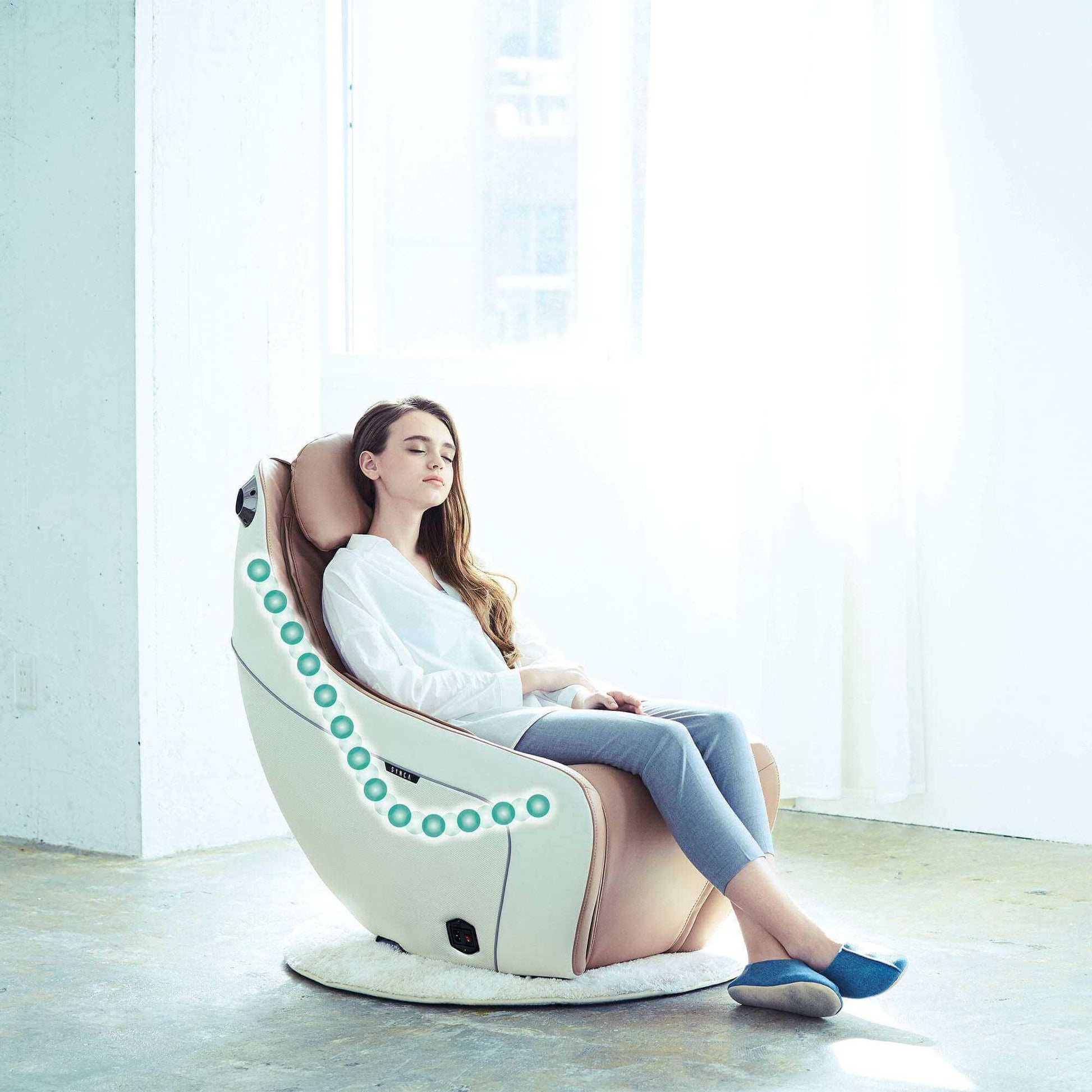 CirC - Premium SL Track Heated Massage Chair by Synca Massage Chair - GiftMira