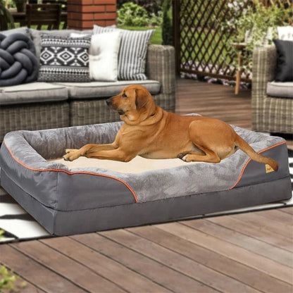 CloudComfort Jumbo Orthopedic Dog Sofa - Professional Joint Support for Large Breeds - GiftMira