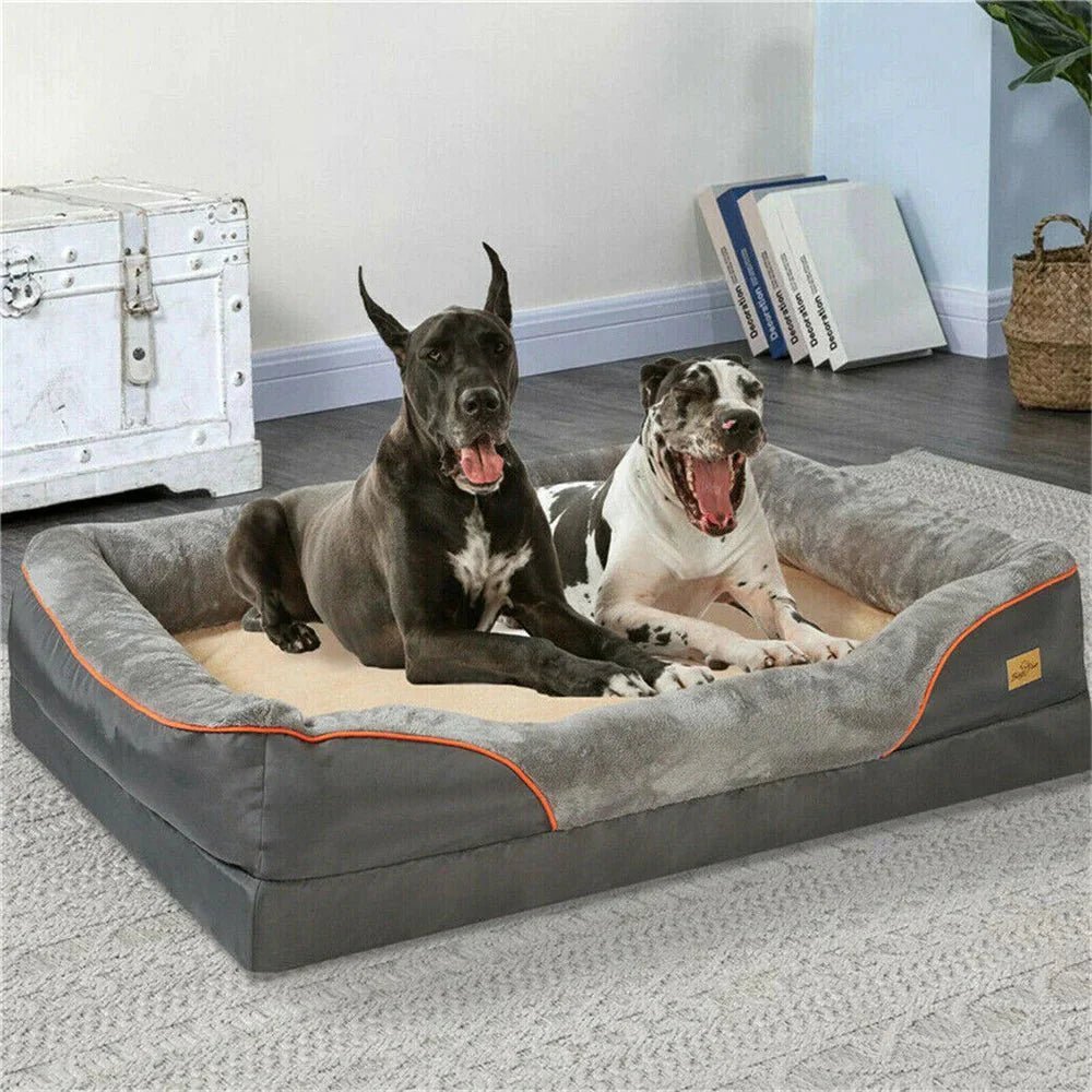 CloudComfort Jumbo Orthopedic Dog Sofa - Professional Joint Support for Large Breeds - GiftMira