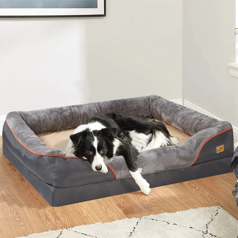 CloudComfort Jumbo Orthopedic Dog Sofa - Professional Joint Support for Large Breeds - GiftMira
