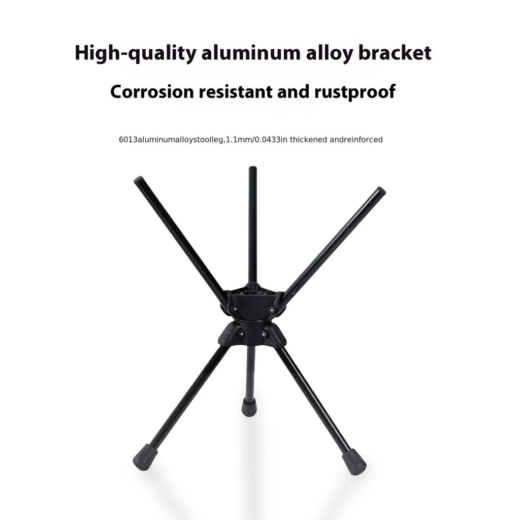 Compact Camping Chair Portable Folding Lightweight – Telescoping Seat Folds to Bottle Size 300lb - GiftMira