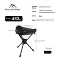 Compact Camping Chair Portable Folding Lightweight – Telescoping Seat Folds to Bottle Size 300lb - GiftMira