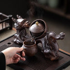 Creative Magnetic Rotating Water - Conducting, Semi - Automatic Dragon Tea Set - GiftMira
