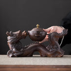 Creative Magnetic Rotating Water - Conducting, Semi - Automatic Dragon Tea Set - GiftMira