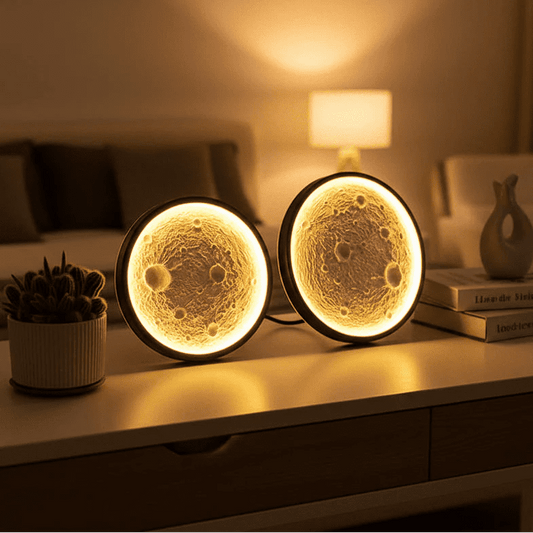 Creative Moon Shadow Wall Lamp LED Indoor Lighting Fixture - GiftMira