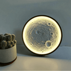 Creative Moon Shadow Wall Lamp LED Indoor Lighting Fixture - GiftMira